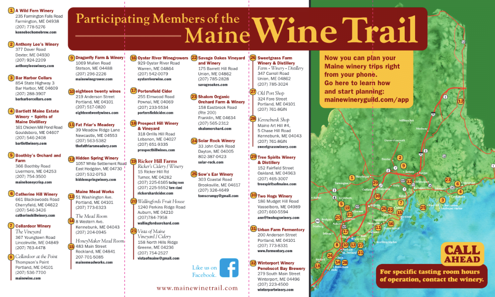 2019 Maine Winery Guild | Maine Wine Trail